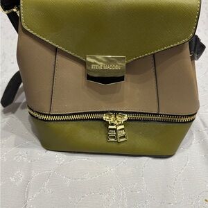 Steve Madden Olive and Taupe Women's Bag